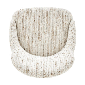 Katrisa KD Boucle Dining Side Chair, Zenith White