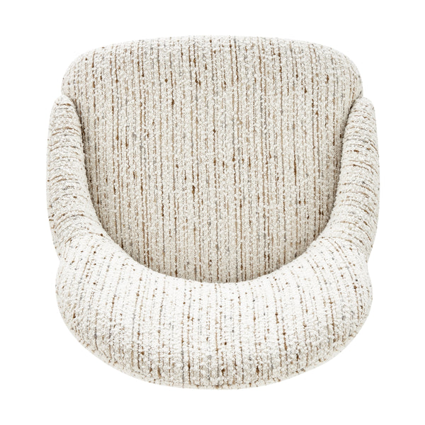 Katrisa KD Boucle Dining Side Chair, Zenith White