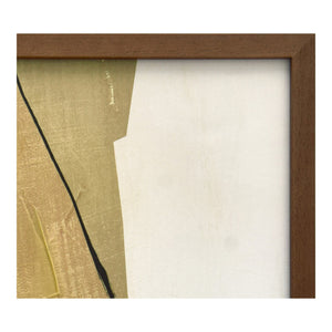 Moe's Anni Framed Painting with Pine Frame