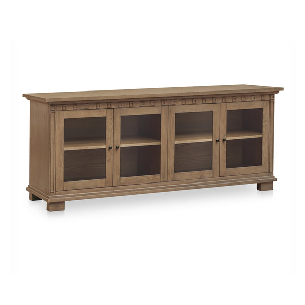 Moe's Lillian Sideboard Brown with Glass Doors