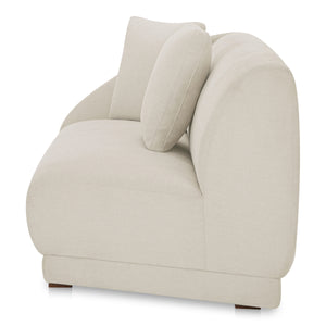 Fraser Left Arm Facing Sofa Off White