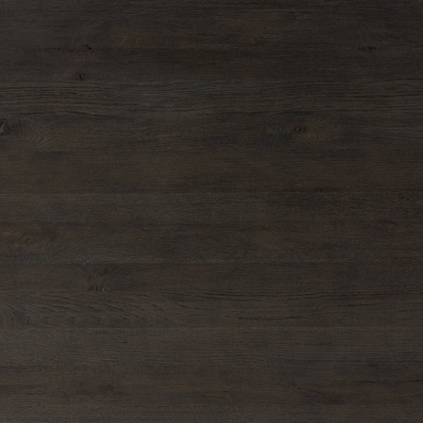 Noeline Double Extension Dining Table - Cracked Smoked Black Veneer