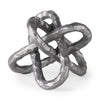 Wilhelm I (Small) 7L x 7W Silver Metal Link Decor Object