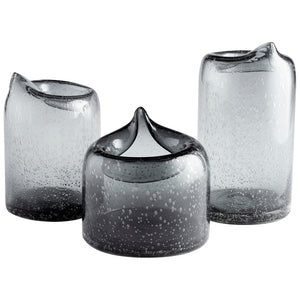Small Oxtail Vase in Clear