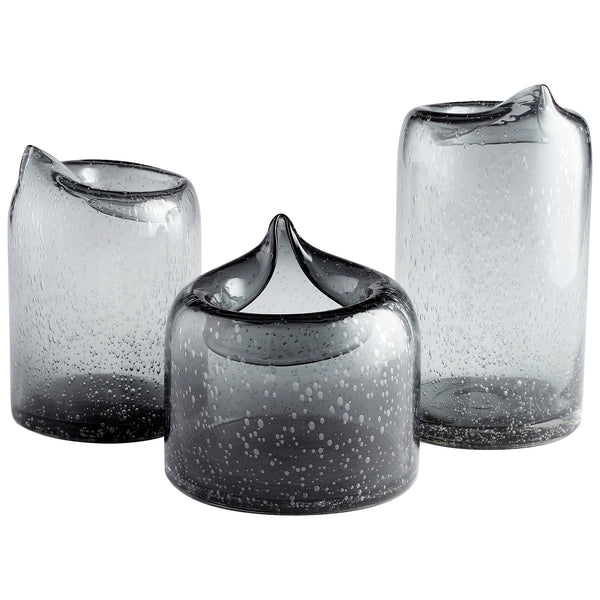 Small Oxtail Vase in Clear