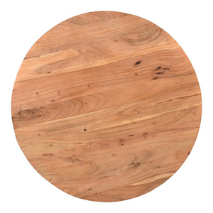 Eske Coffee Table with Swivel Storage in Natural