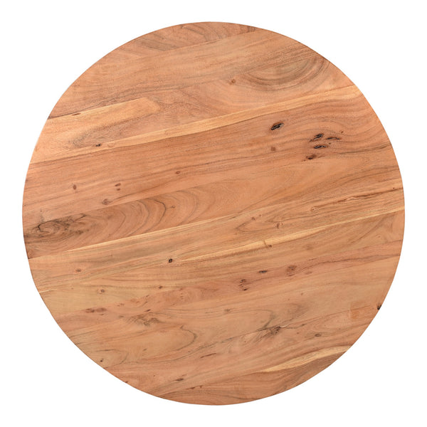 Eske Coffee Table with Swivel Storage in Natural
