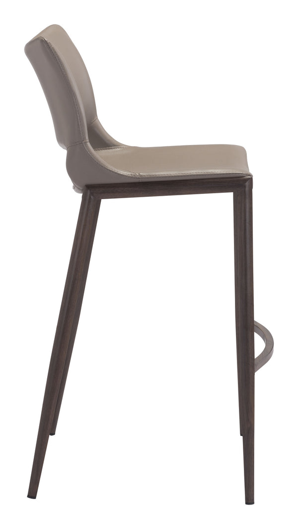 Ace Barstool (Set of 2) Brown & Walnut