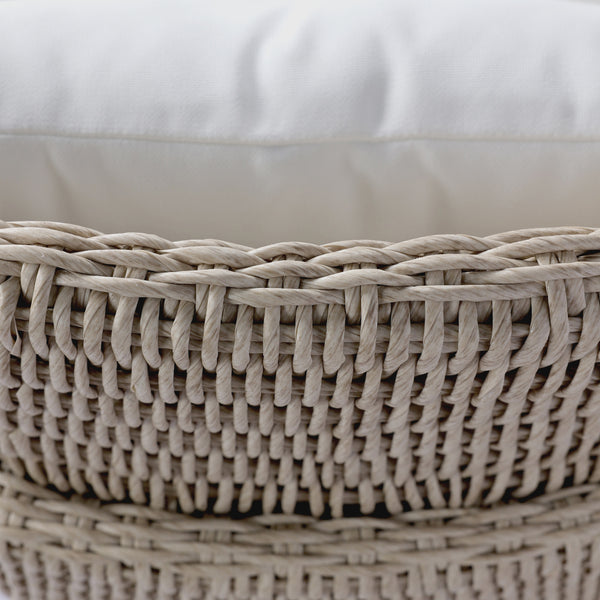 Fae Outdoor Dining Chair in White