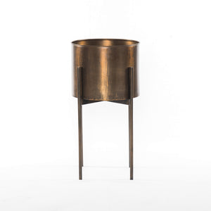 Jed Planter-Weathered Brass