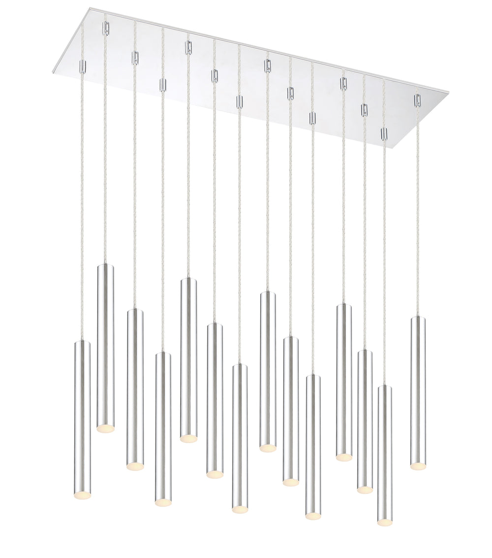 Forest 14 Light Island/Billiard in Chrome Finish