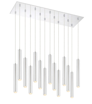 Forest 14 Light Island/Billiard in Chrome Finish
