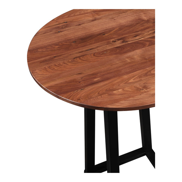 Moe's Tri-Mesa Bar Table with Walnut Top