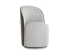 CAVOLI SWIVEL DINING CHAIR - BELFAST HEATHER GREY / MEG ASH