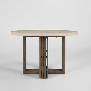 Aspen 47" Reclaimed Pine Dining Table - Distressed Brown