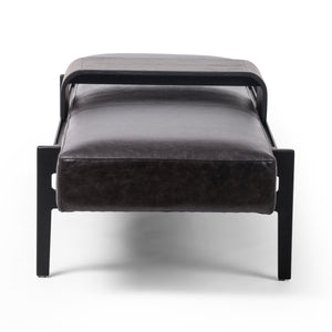 Fawkes Bench In Brushed Ebony