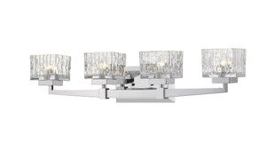 Rubicon 4 Light Vanity in Chrome Finish