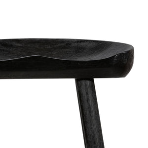 Barrett Stool In Matte Black Parawd In Counter