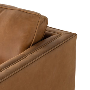 Kiera Swivel Chair In Palermo Cognac