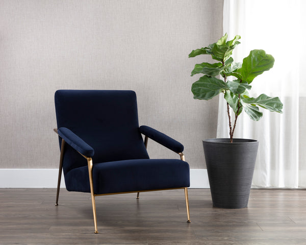 TUTTI LOUNGE CHAIR - ABBINGTON NAVY