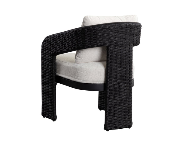 PYLOS DINING ARMCHAIR - BLACK - LOUIS CREAM