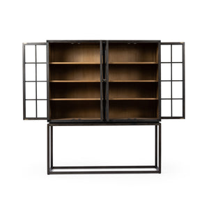 Palmer Cabinet in Charcoal Oak Veneer