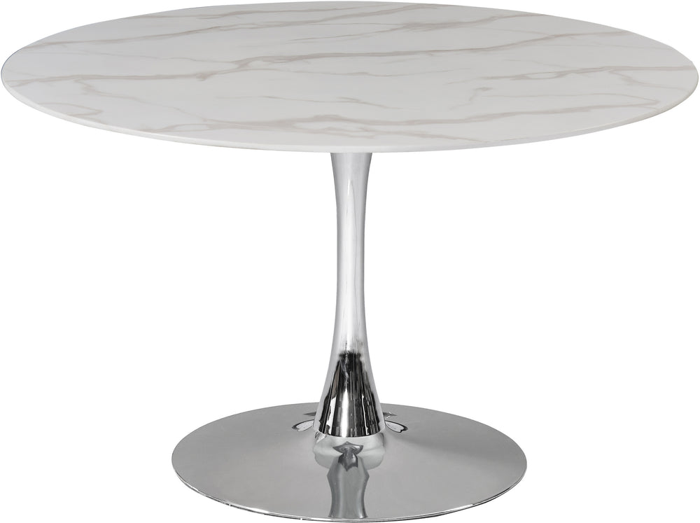Omar Dining Table In Chrome