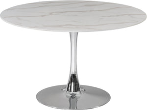 Omar Dining Table In Chrome