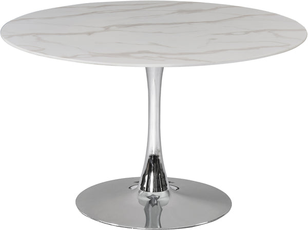Omar Dining Table In Chrome