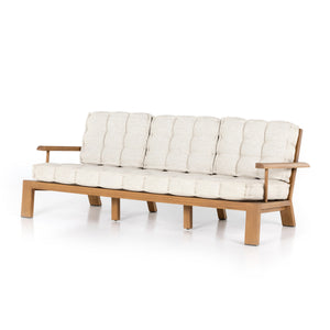 Beck Outdoor Sofa 85" In Natural Teak