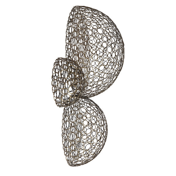 Half Circle Wire Ball, Bronze