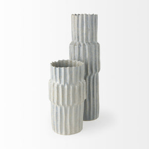 Cardon 23.0H Gray Ceramic Vase
