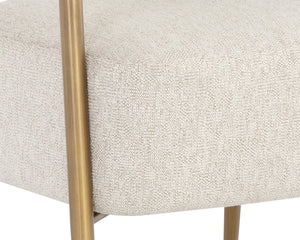MAESTRO LOUNGE CHAIR - DOVE CREAM