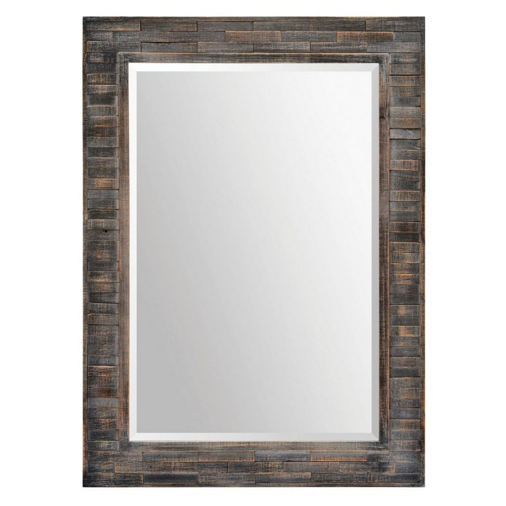 Liuhana Mirror In Dark Charcoal