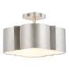 Wyatt 3Lt Dual Mount In Satin Nickel