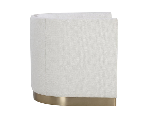 LARRON ARMCHAIR - RHEA LIGHT BARLEY