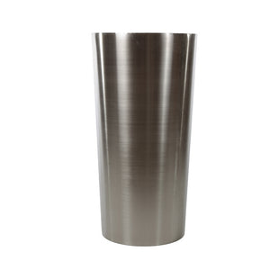 Stainless Steel Flared Planter, 38"H