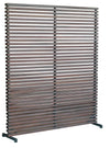 Moe's Dallin Screen Brown with Hardwood Slats