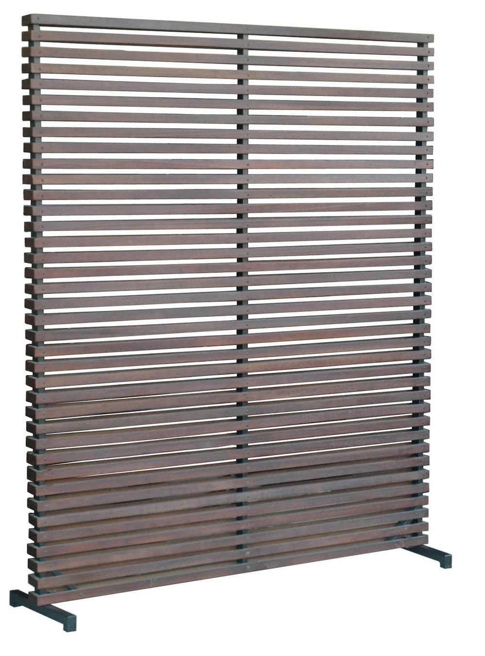 Moe's Dallin Screen Brown with Hardwood Slats