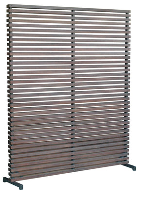 Moe's Dallin Screen Brown with Hardwood Slats