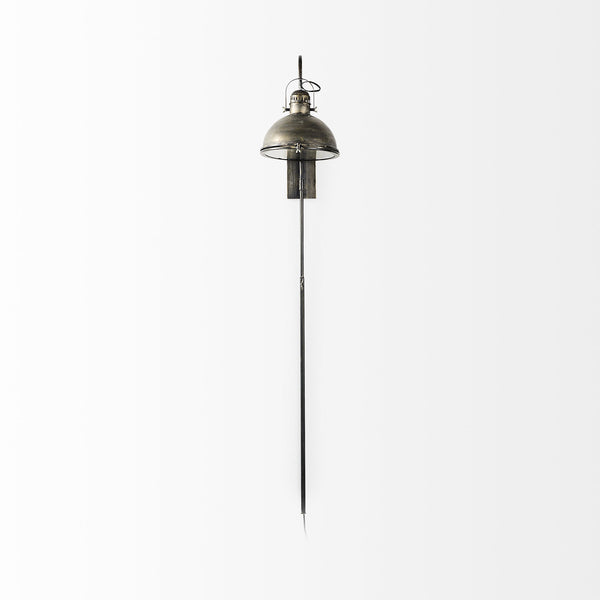 Tazb 13L x 11W x 62H Gold Metal Conical Shade Wall Sconce