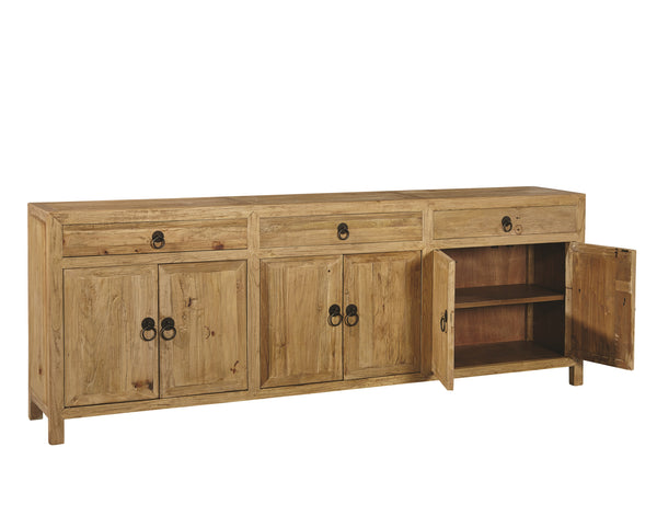 Large Old Elm Sideboard