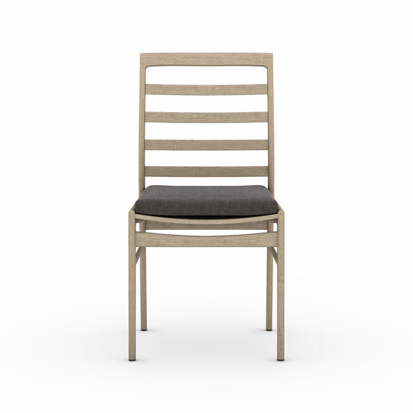 Linnet Outdor Dining Chair In Brown/Charcoa