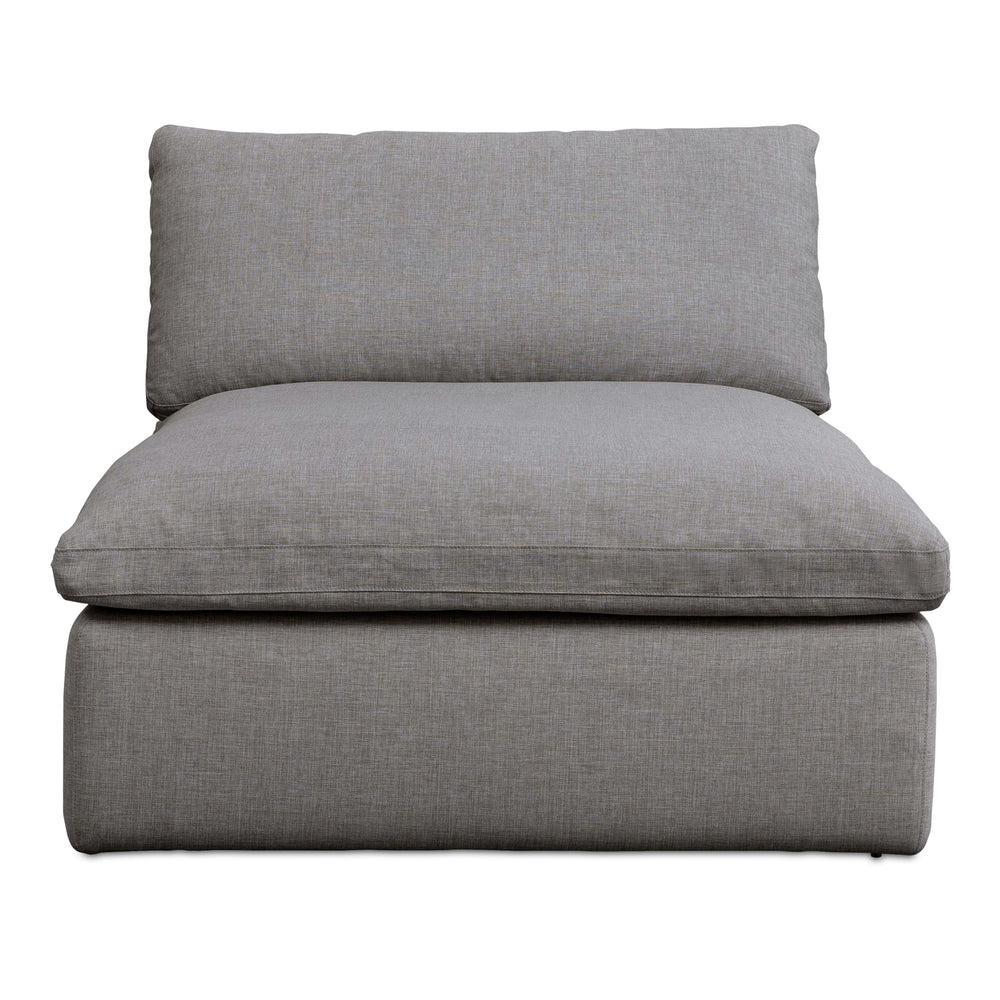 Moe's Miles Outdoor Chaise Speckled Light Grey