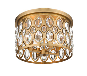 Dealey 4 Light Chandelier in Heirloom Brass Finish