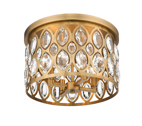 Dealey 4 Light Chandelier in Heirloom Brass Finish