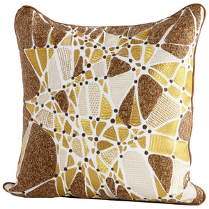 Pillow Cover | Brown & Bronze - 18 x 18