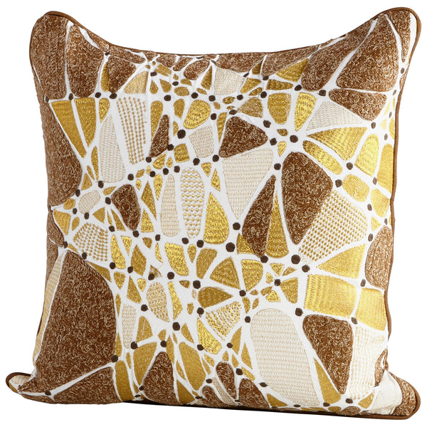 Pillow Cover | Brown & Bronze - 18 x 18