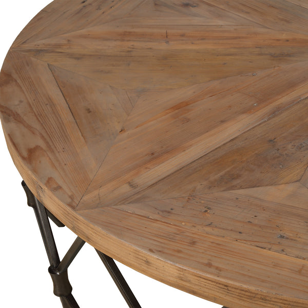 Chain Reaction Wooden Coffee Table