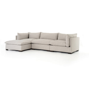 WESTWOOD 3-PIECE SECTIONAL W/ OTTOMAN- BENNETT MOON